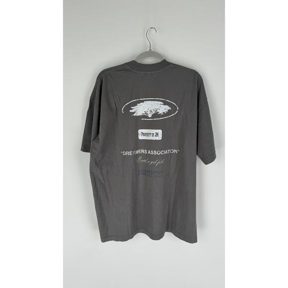 Joshua Mohamed Short Sleeve Staff T Shirt Charcoal Grey Mens XL New Tee - Picture 10 of 12